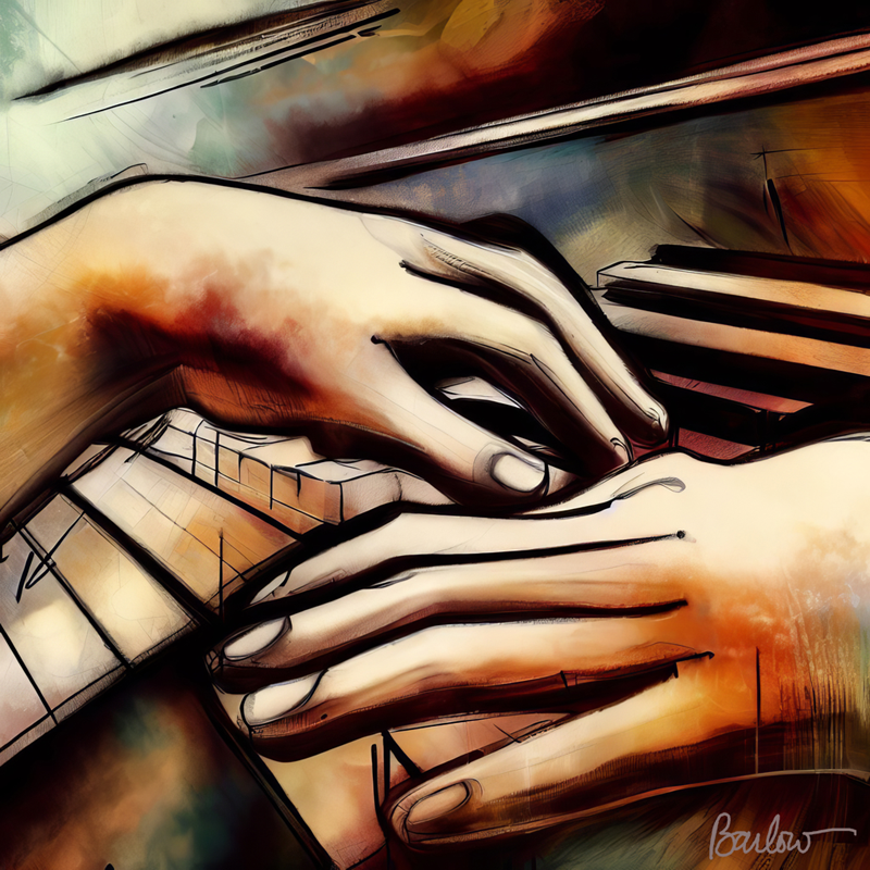 Hand on the Keys