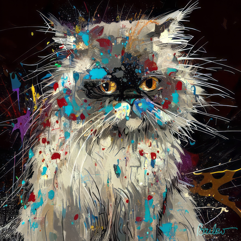 Painted Cat #7