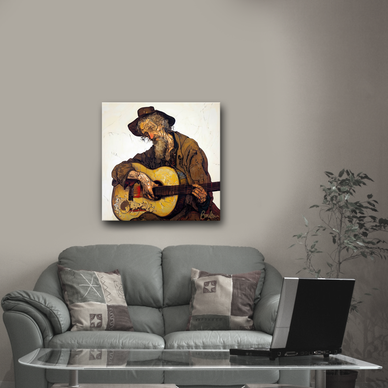 Old Man & Guitar 2