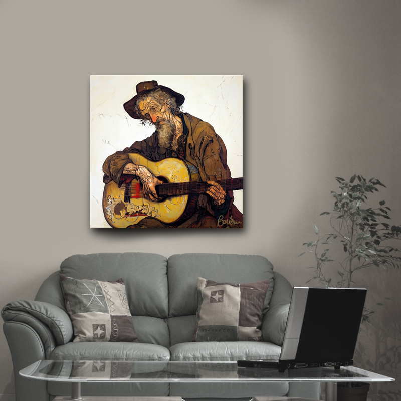 Old Man & Guitar 2