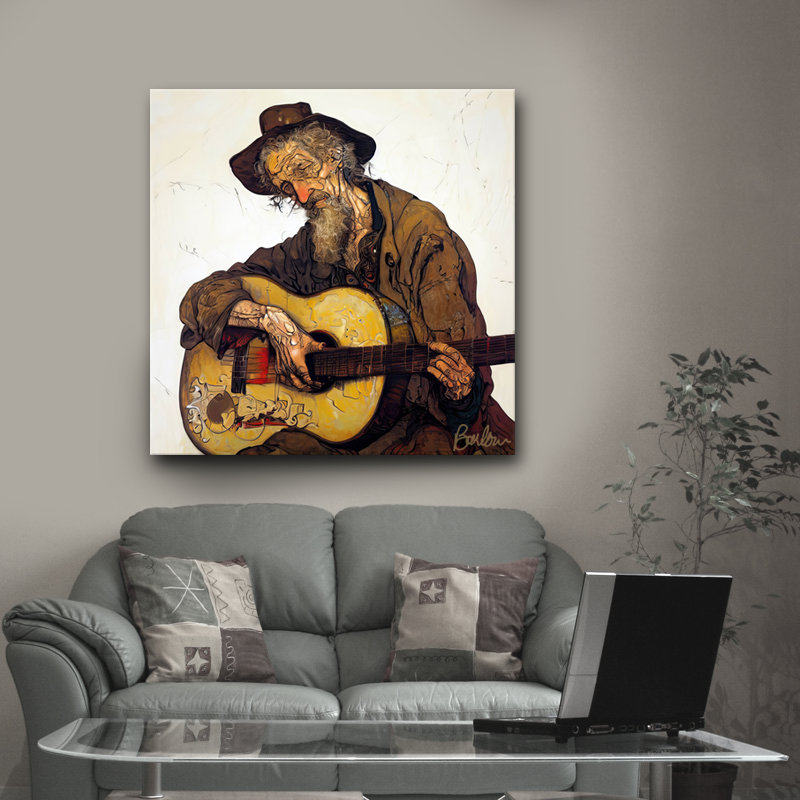 Old Man & Guitar 2